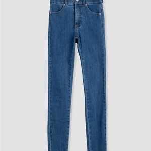 Universal Standard Riviera High Rise Skinny Jeans 28 Inch Classic Blue 16